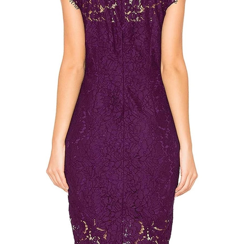 Purple Lace Dress - Picture 4 of 4